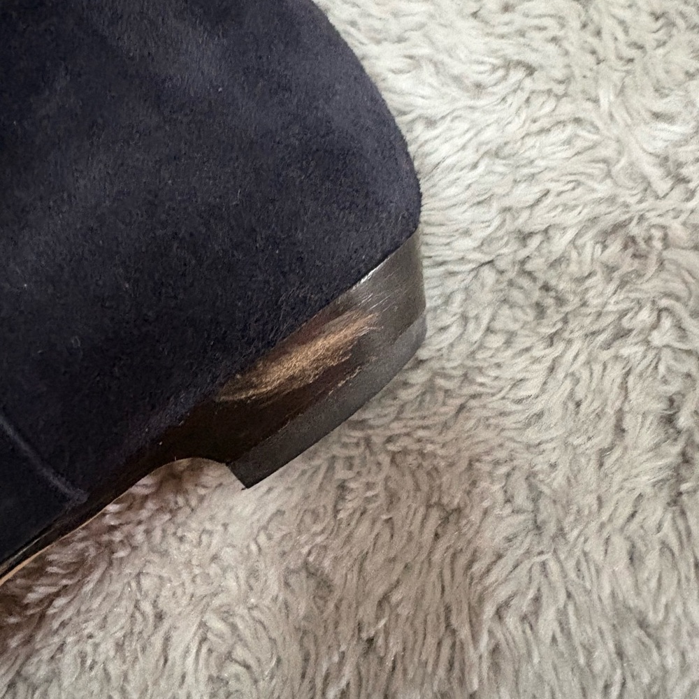Jimmy Choo Dark Blue Over the Knee Boots - Picture 13 of 13